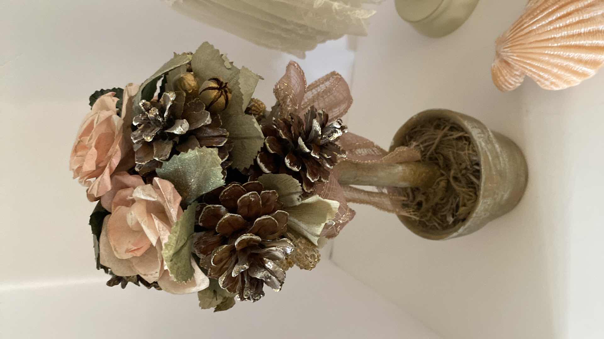 Photo 1 of 6 HOME DECOR SHELL CANDLES TOPIARY H 13” AND MORE