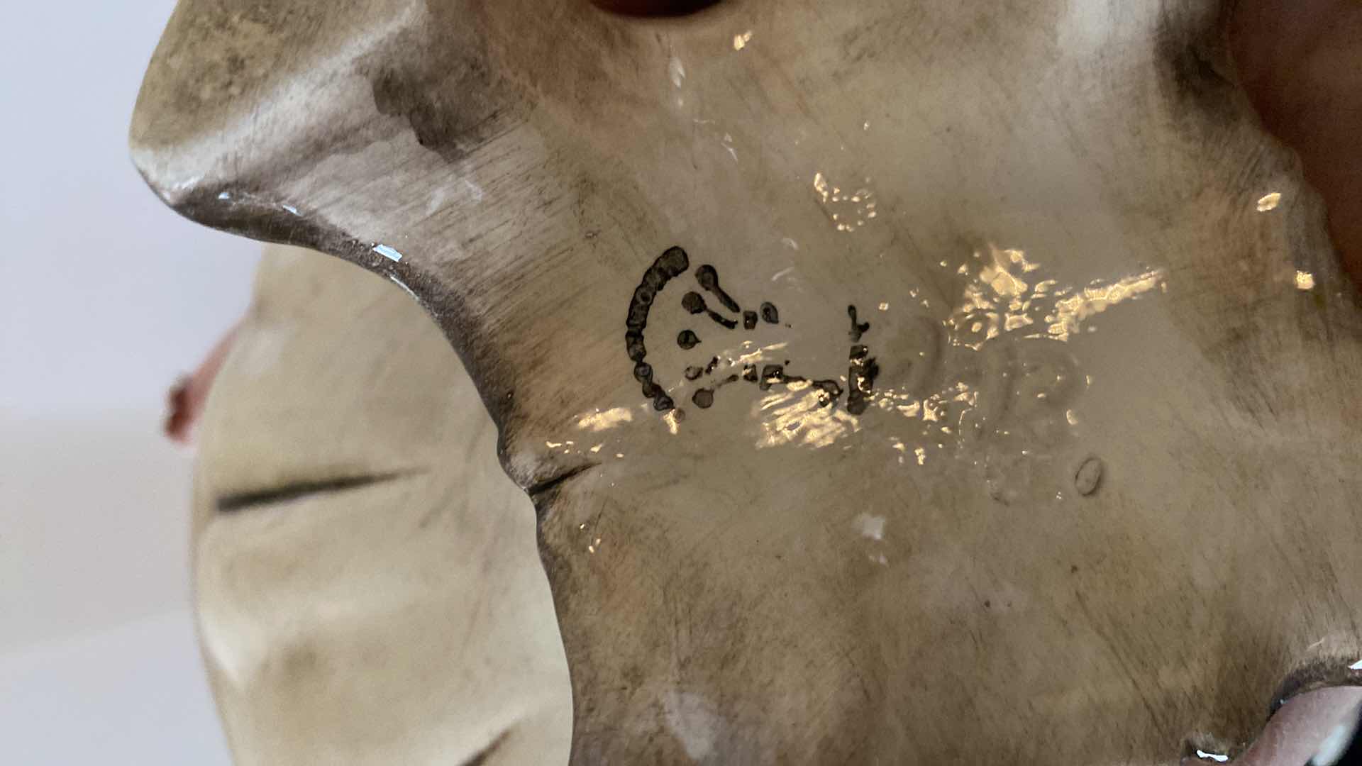 Photo 1 of VINTAGE CAPODIMONTE PORCELAIN PITCHER H 13 3/4”