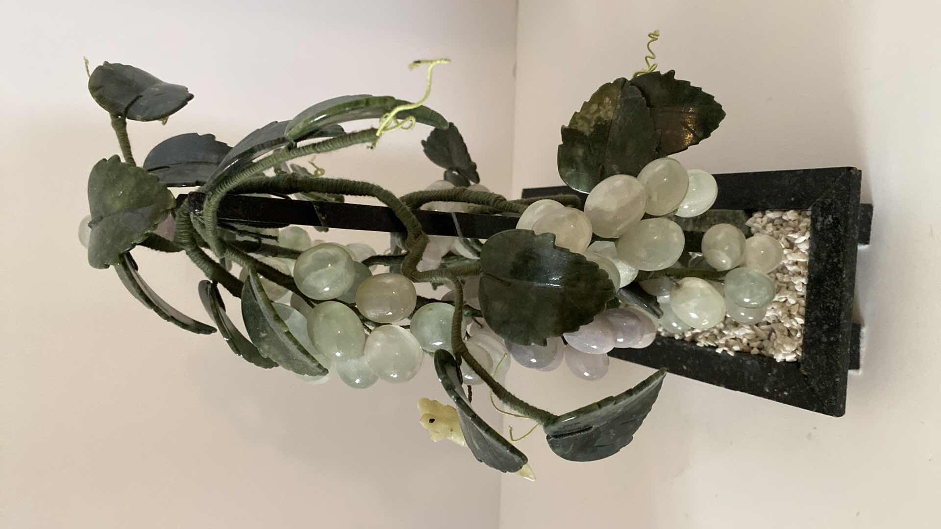 Photo 1 of GLASS GRAPE VINE TOPIARY 12” x 14”