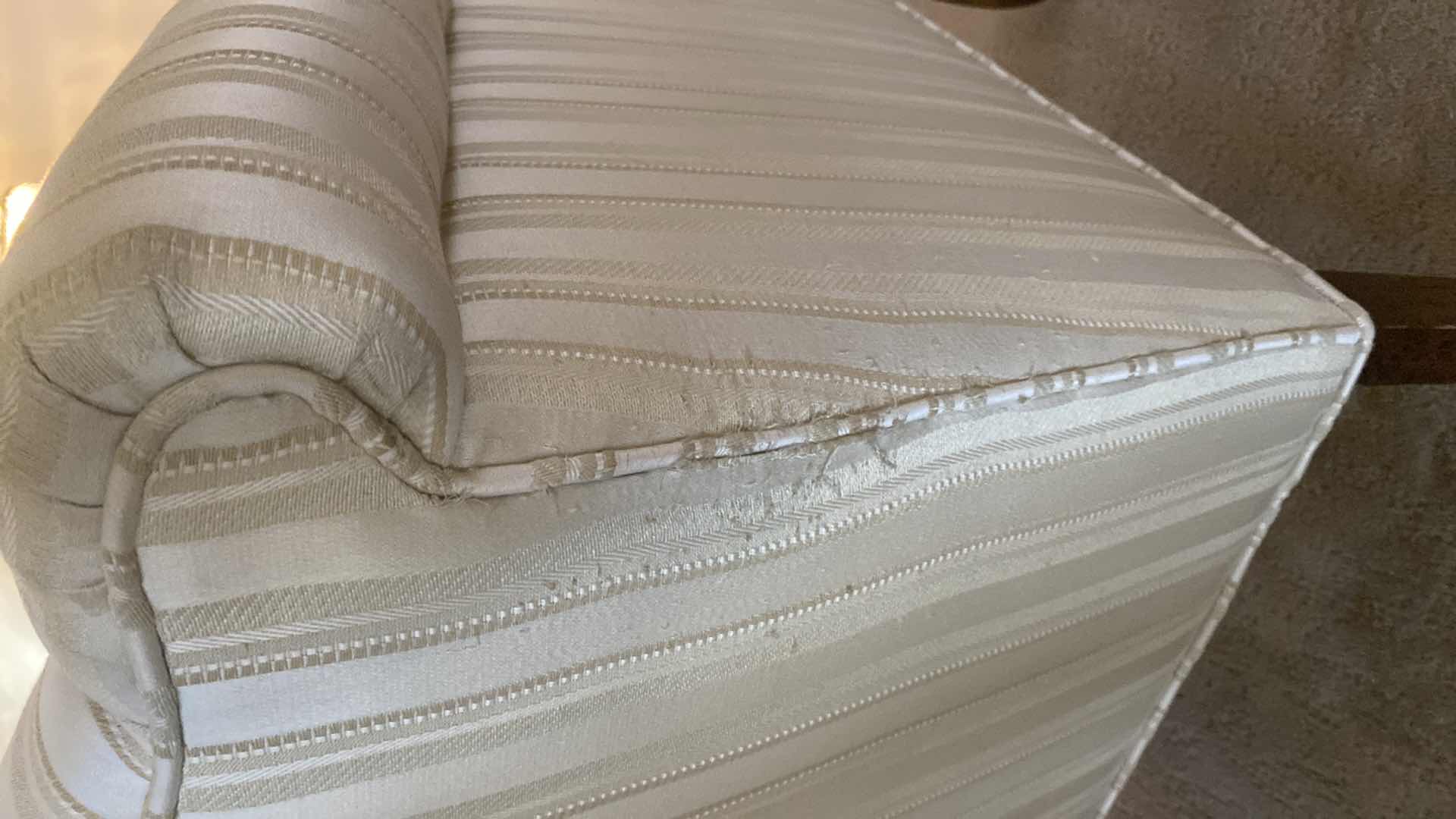 Photo 1 of OCCASIONAL CHAIR WITH QUEEN ANNE LEGS 33” x 30” H 31”