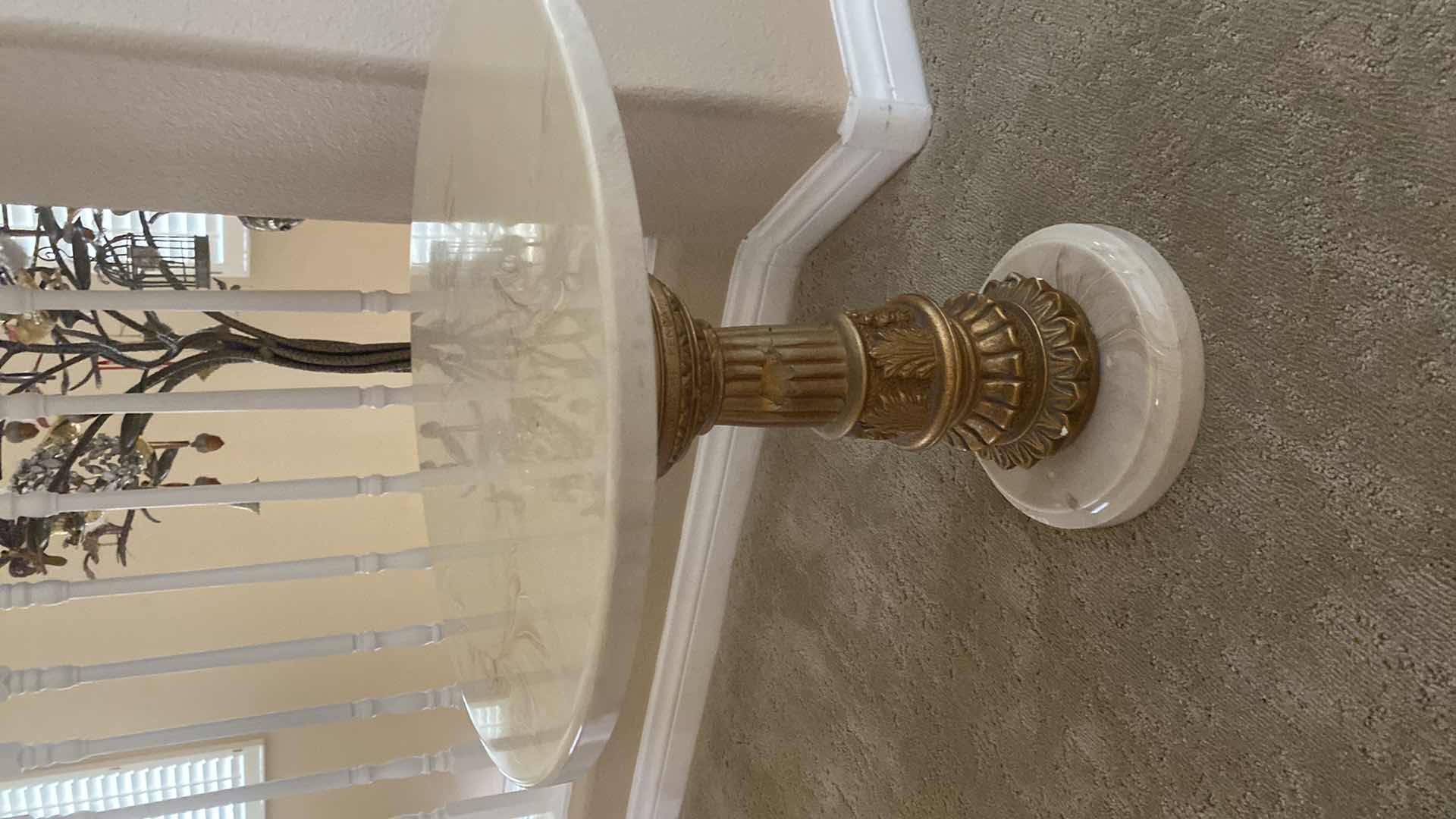 Photo 1 of STONE TOP TABLE 18” x 18”