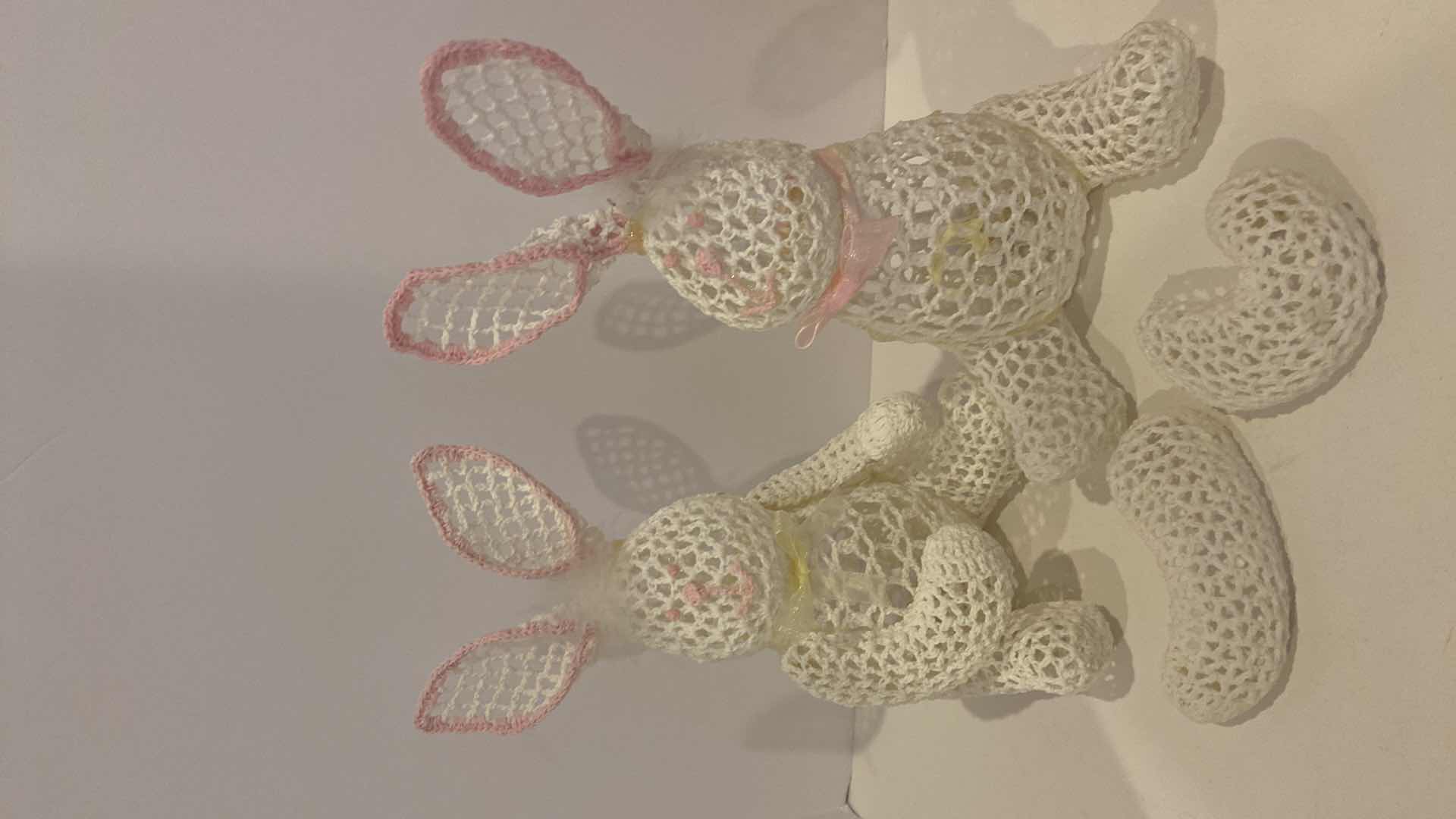 Photo 1 of HOLIDAY DECOR ASSORTMENT BUNNY H 9.5” HEAVY METAL BIRDS AND CERAMIC PUMPKIN