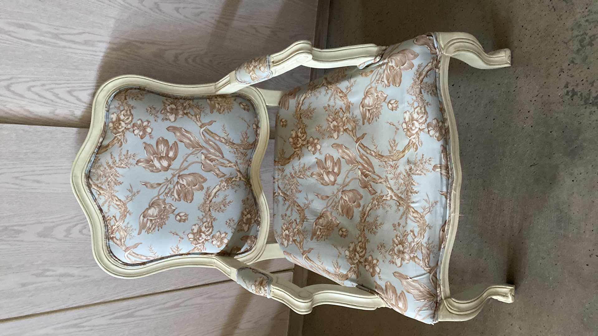 Photo 1 of VINTAGE PAIR OF LOUIS XVI STYLE CHAIRS - NEEDS REUPHOLSTERED 27“ x 28“ H 41”