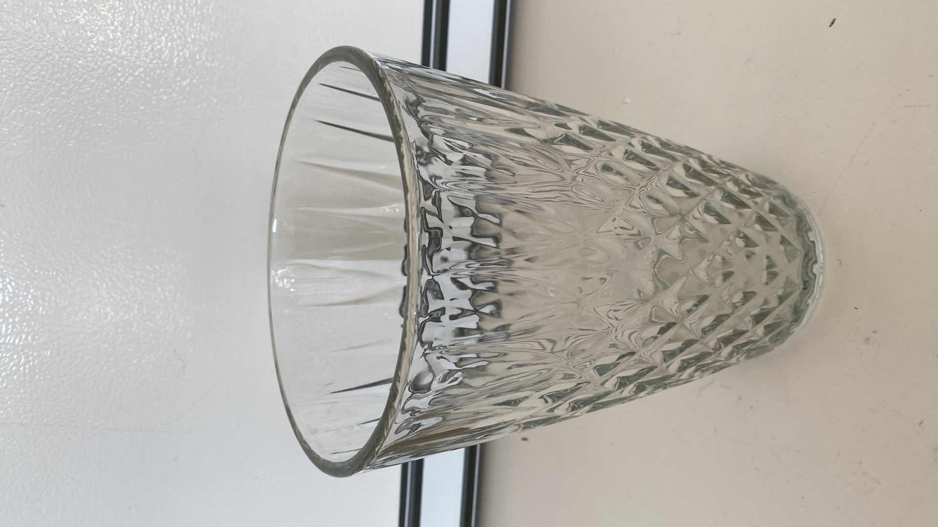 Photo 1 of HEAVY GLASS VASE 10”