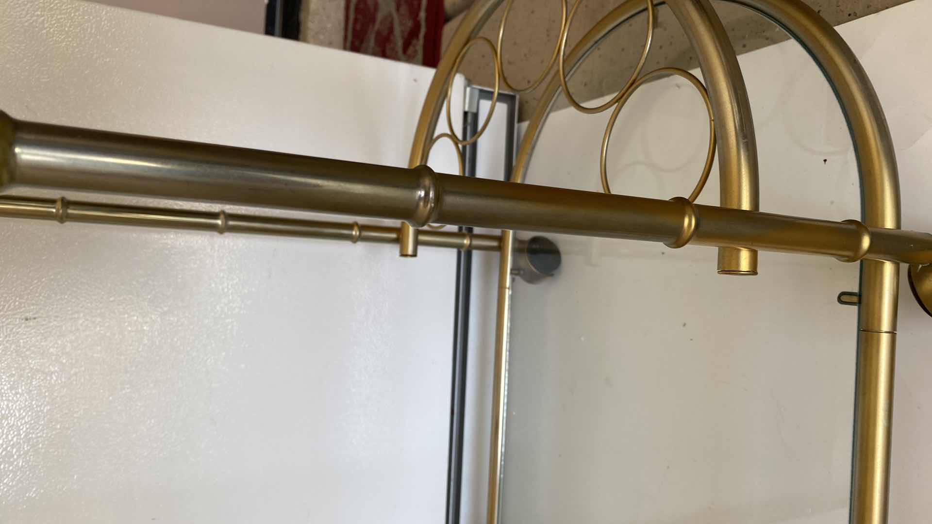 Photo 1 of BAR CART WITH REMOVABLE SERVING TRAY ( TWO TONE) 32“ x 18“ H 33”