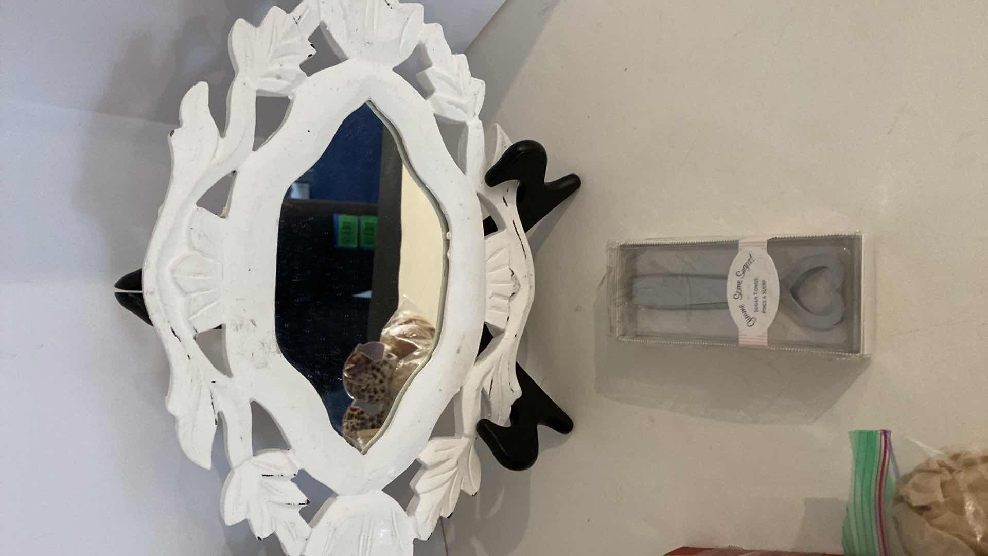 Photo 1 of MIRROR DECOR 11” SHELL NAPKIN RUNGS AND MORE