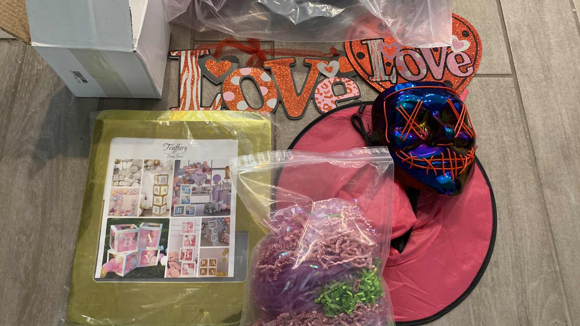 Photo 1 of BAG OF PARTY SUPPLIES