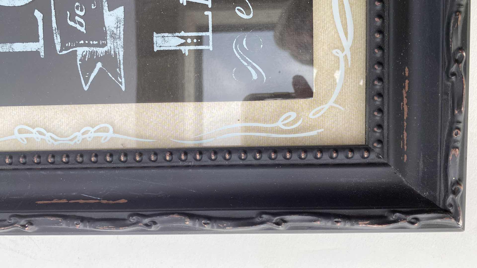 Photo 1 of FRAMED LOVE LOVE LAUGH ARTWORK 13” x 17”