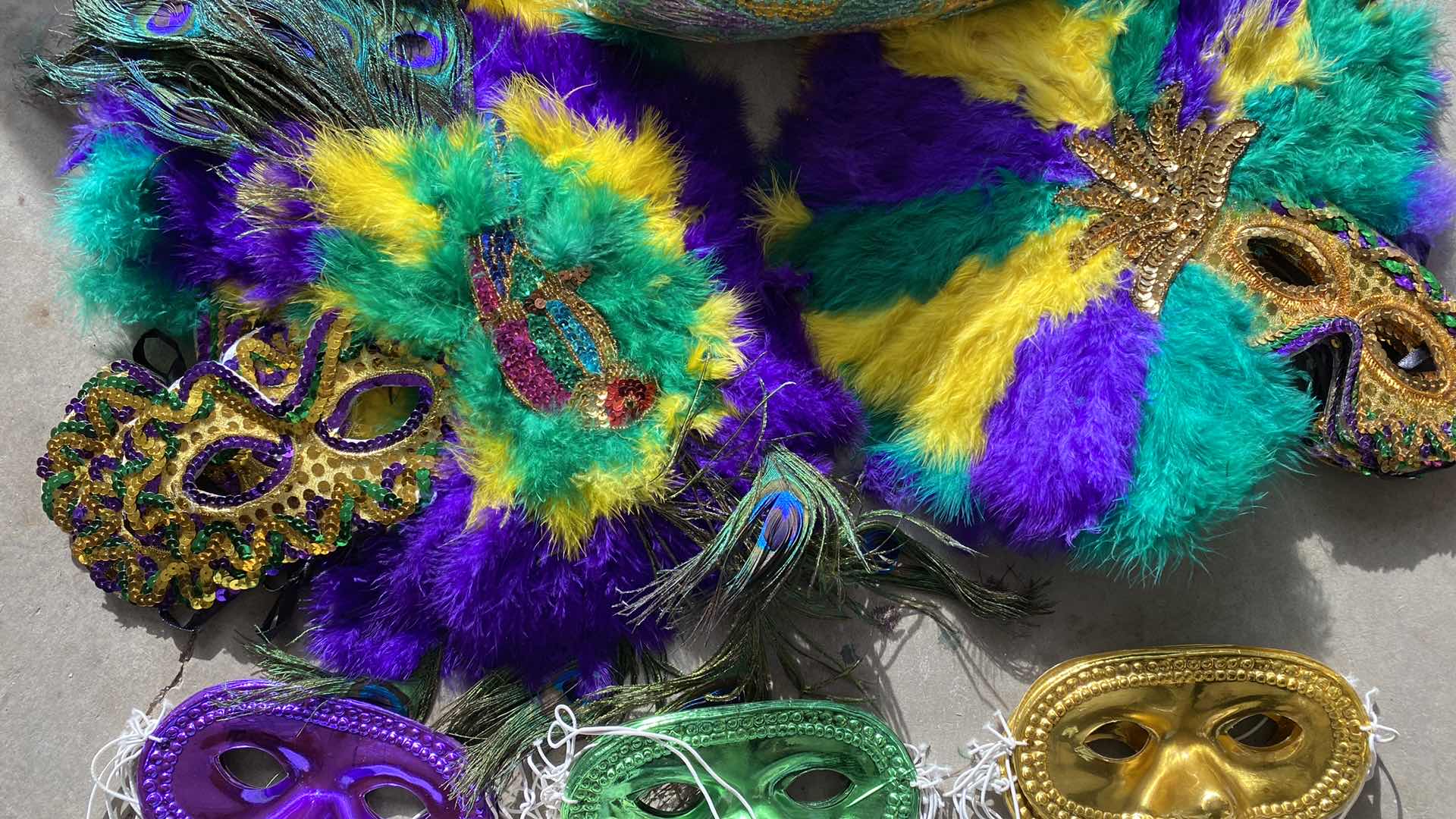Photo 1 of MARDI GRAS PARTY ITEMS