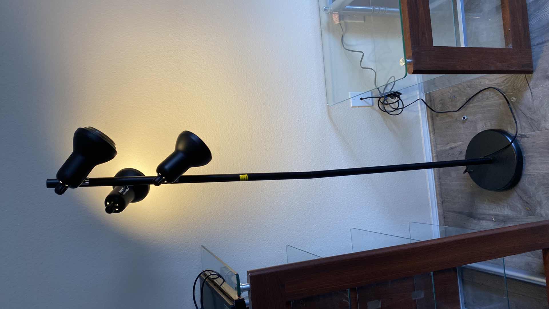 Photo 1 of BLACK FLOOR LAMP H 64”