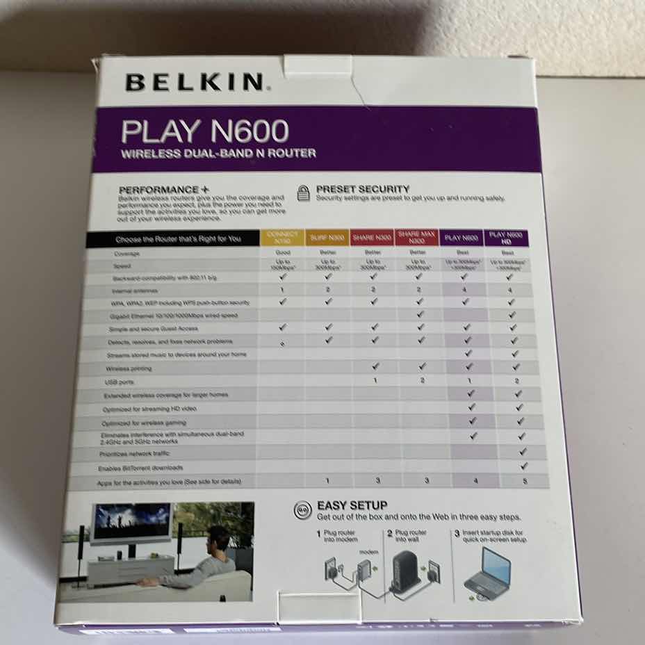 Photo 2 of BELKIN WIRELESS ROUTER