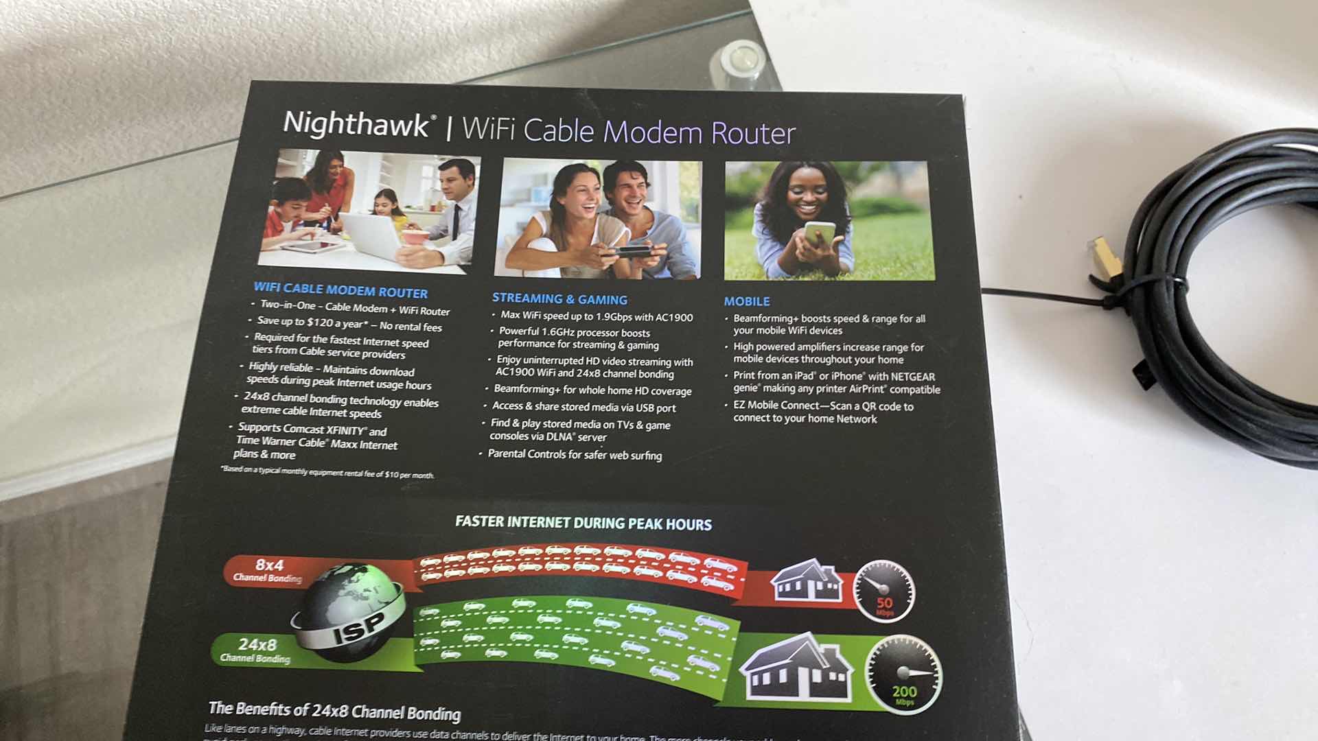 Photo 4 of NETGEAR NIGHTHAWK AC1900 ROUTER