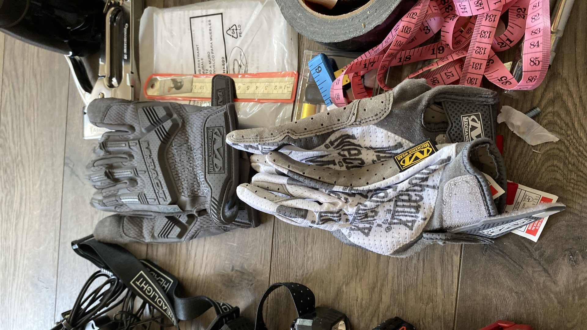 Photo 1 of HEADLAMPS AND HOUSEHOLD ITEMS