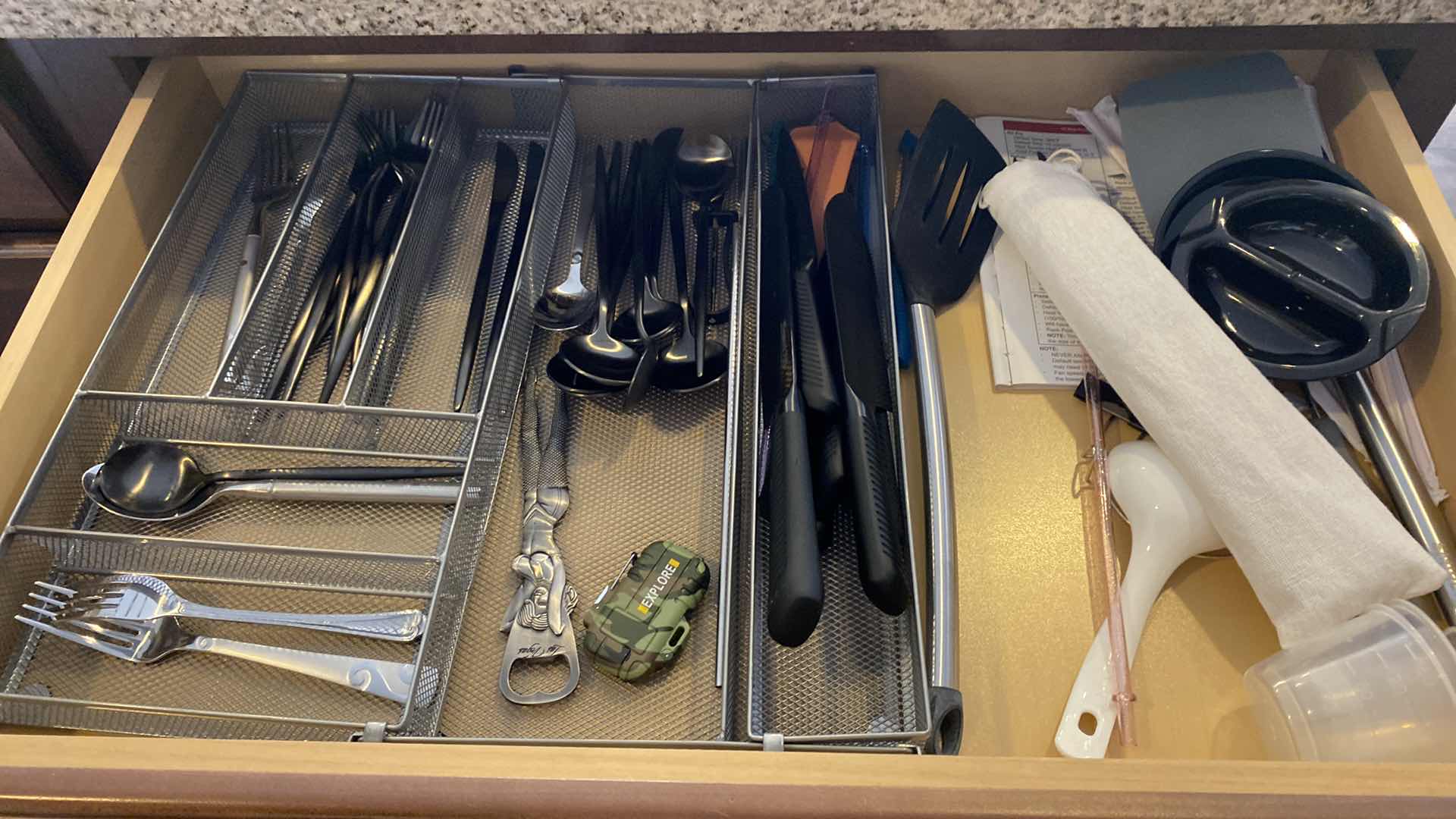 Photo 1 of CONTENTS KITCHEN DRAWER - SILVER KNIVES AND UTENSILS