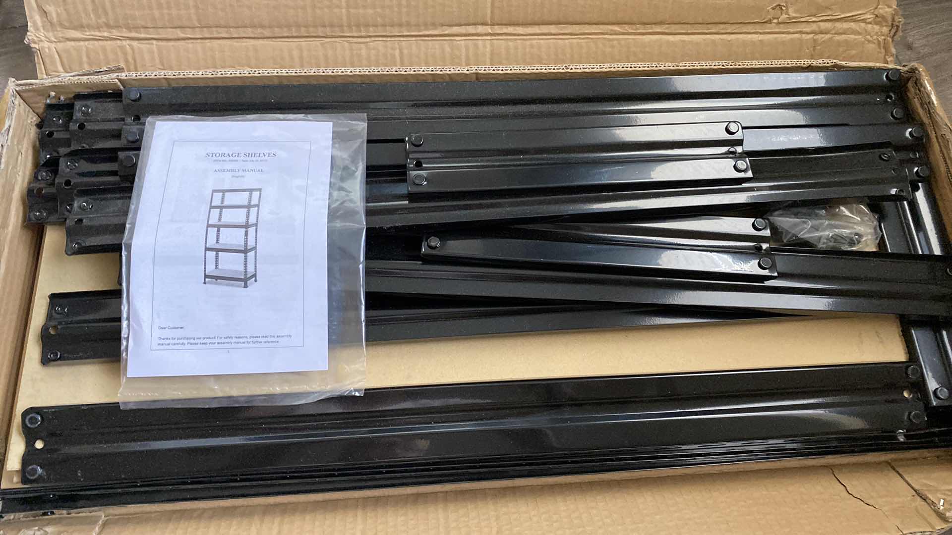 Photo 1 of 3 NEW IN BOX STORAGE SHELF UNITS SHELF MEASURES 27”