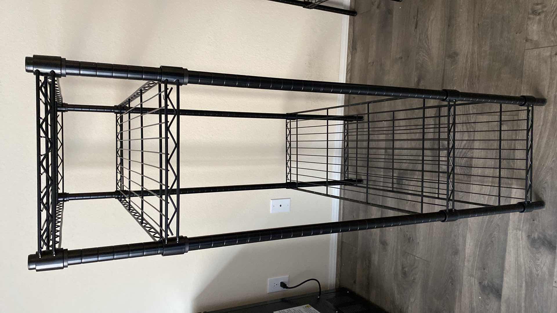 Photo 1 of BLACK 4 SHELF UNIT 36“ x 14“ H 54”