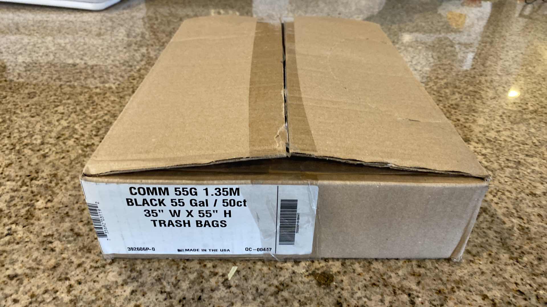 Photo 1 of BOX OF 50 - 55 GALLON TRASH BAGS