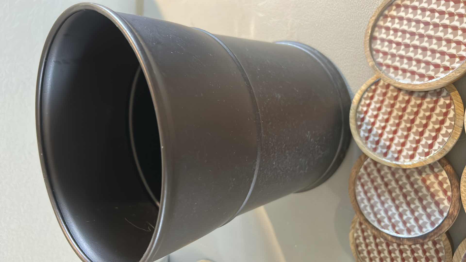 Photo 1 of 3 NEW SETS OF COASTERS AND TRASH CONTAINER