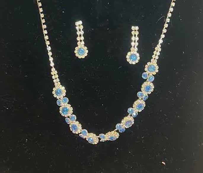 Photo 2 of COSTUME JEWELRY- NECKLACE AND EARRINGS