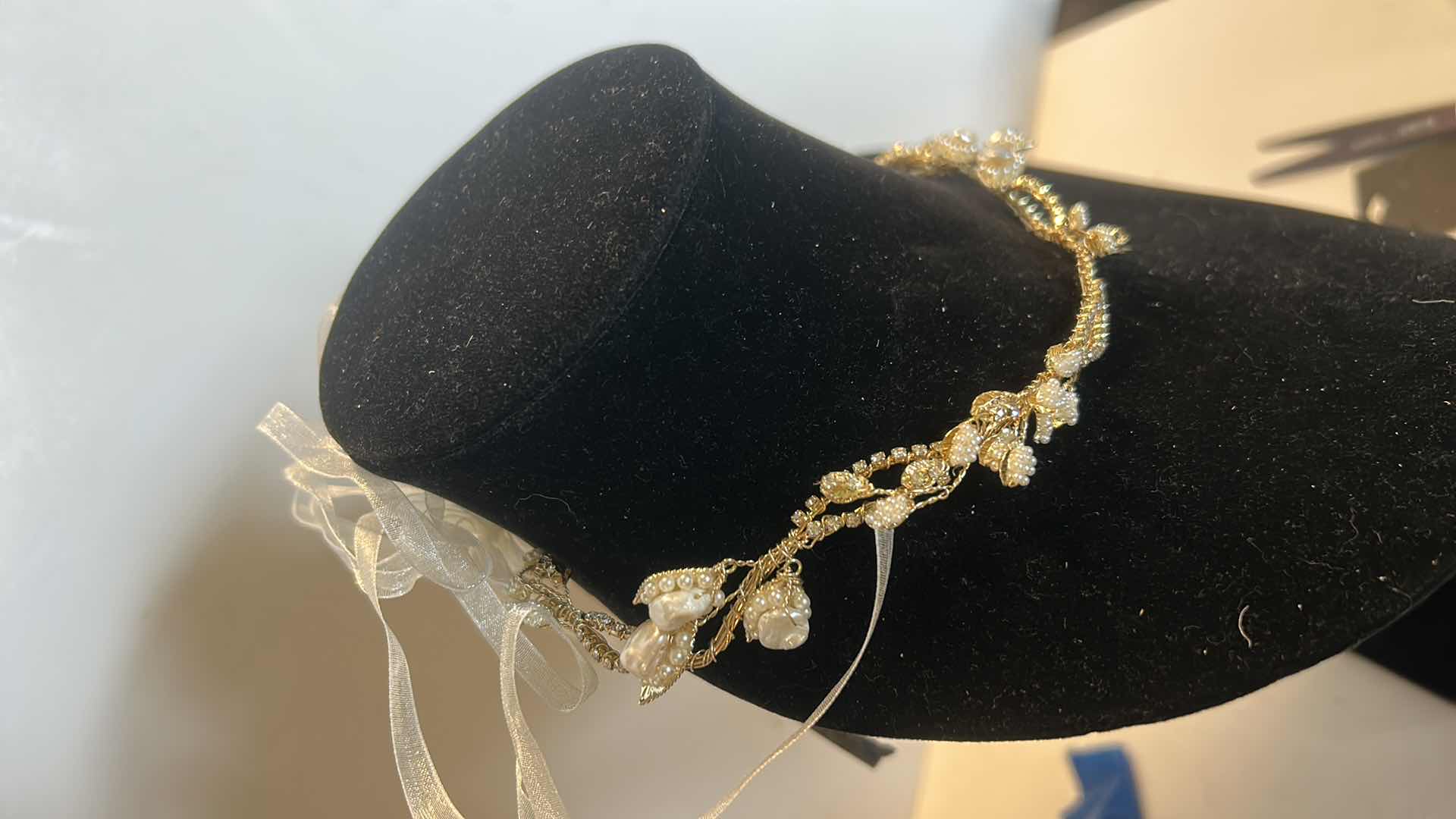 Photo 3 of COSTUME JEWELRY- NECKLACE/HAIR CROWN/ BELT