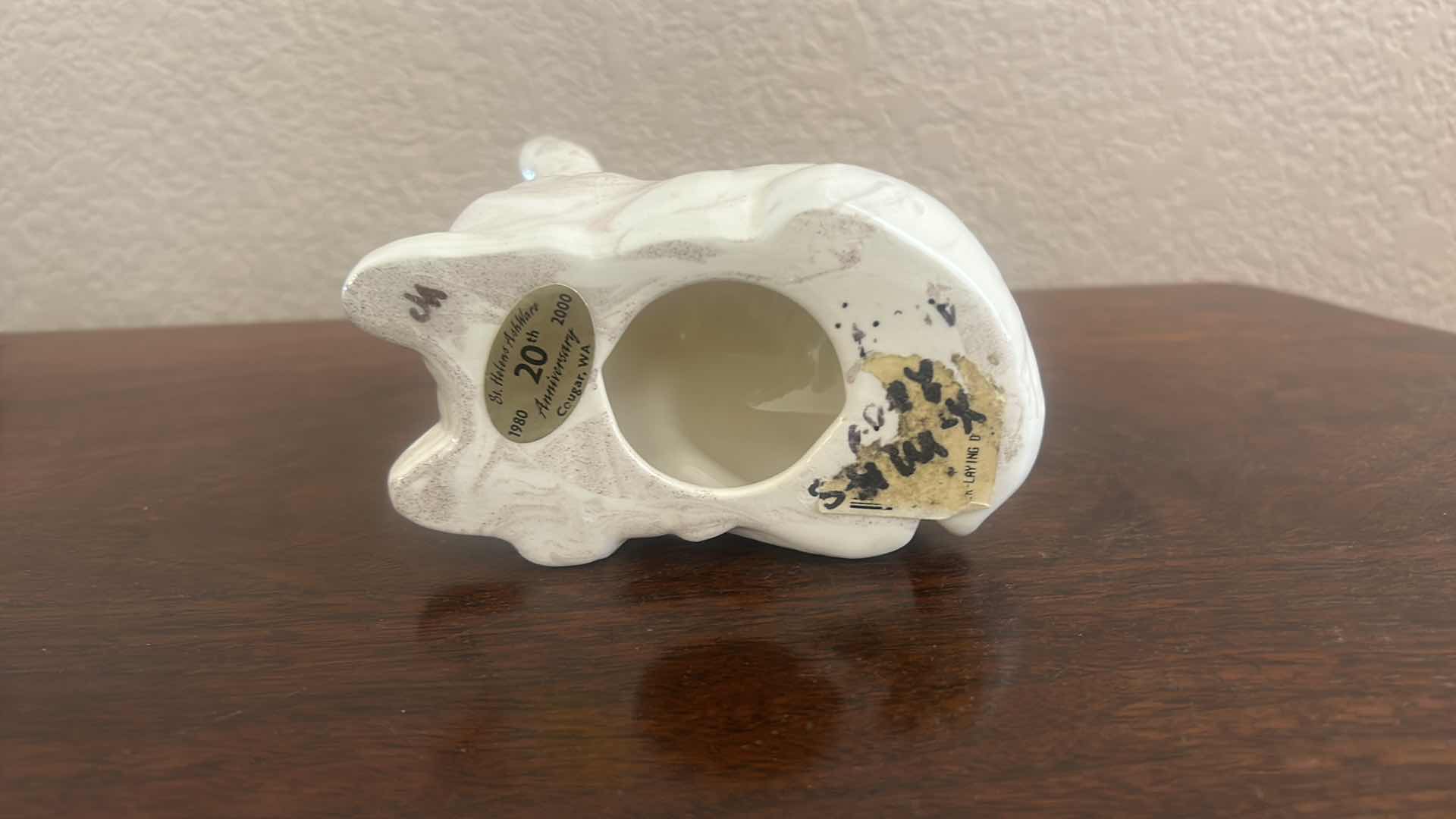 Photo 5 of FINE CERAMIC PORCELAIN MADE FROM ASHES THAT FELL DURING THE 1980 ERUPTION OF MT ST HELENS H5”