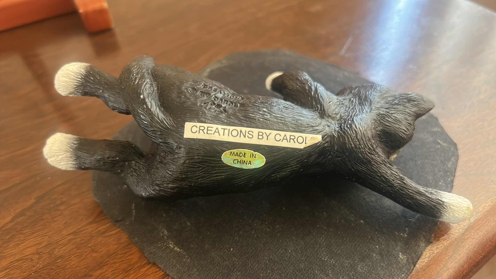 Photo 1 of CAT SLEEPING ON HAMMOCK FIGURINE 13” x 6”