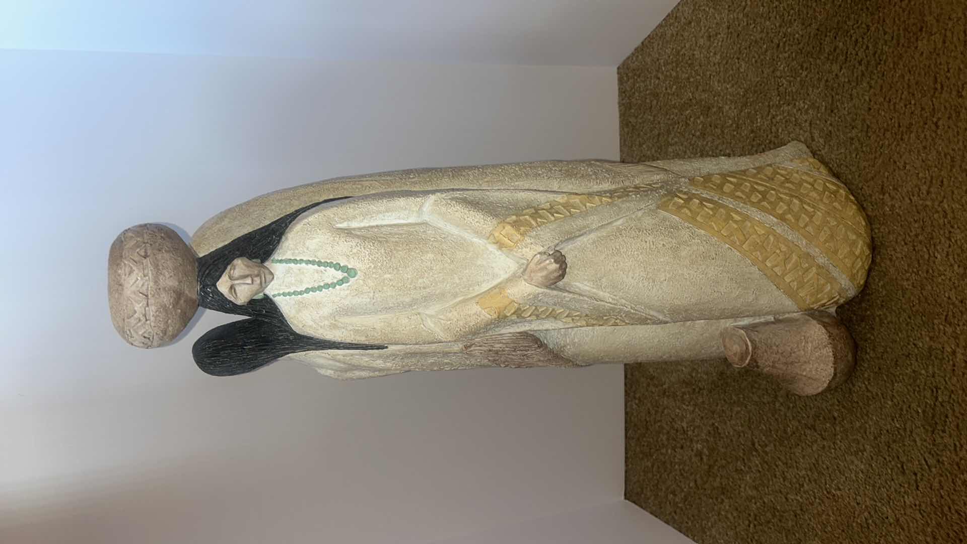 Photo 1 of  HANDRCAFTED CERAMIC STATUES 11” x 24”