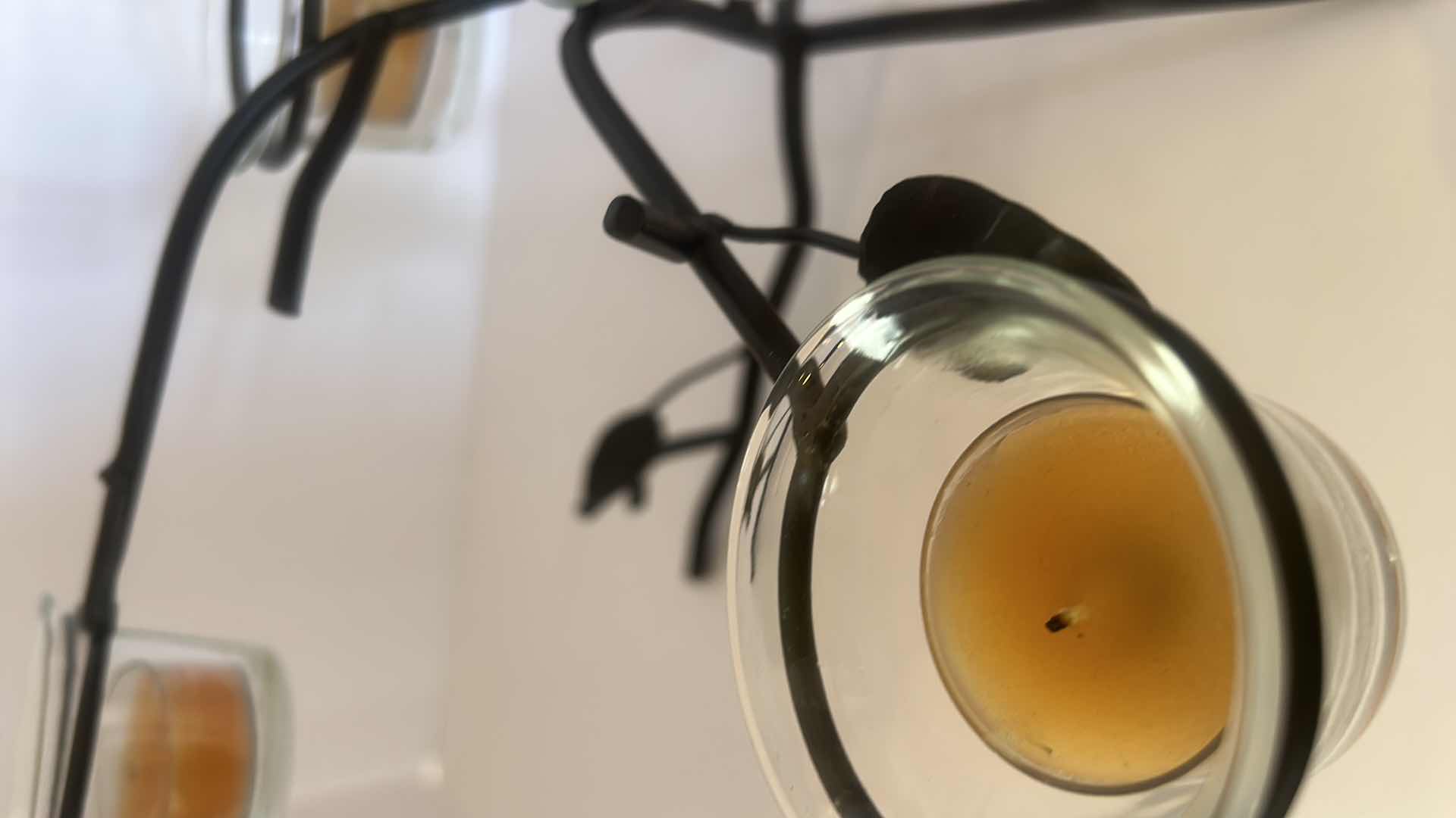 Photo 4 of METAL SCULPTURE CANDLE HOLDER 16 1/2” x 14”