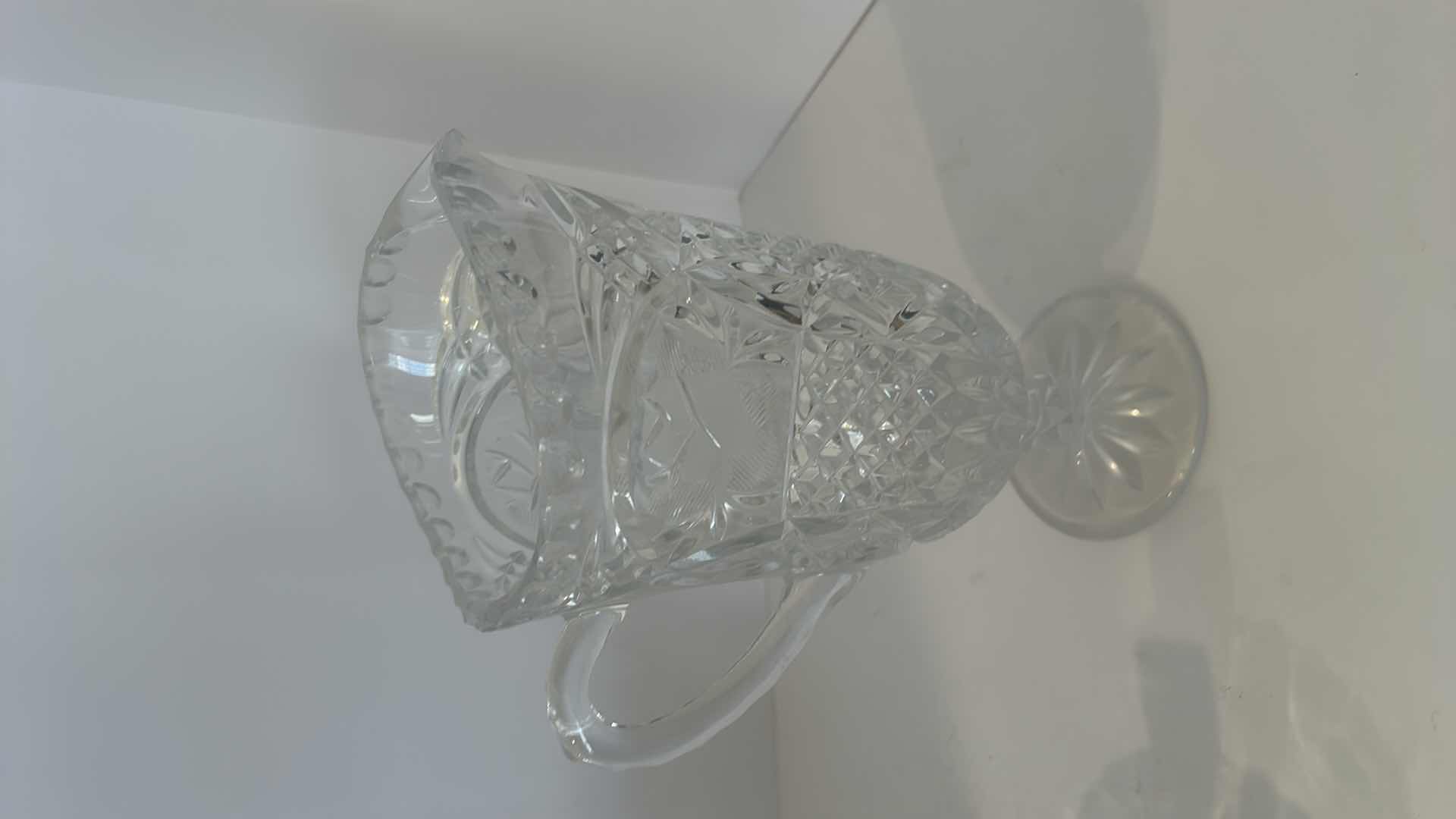 Photo 1 of CRYSTAL PITCHER AND ICE BUCKET