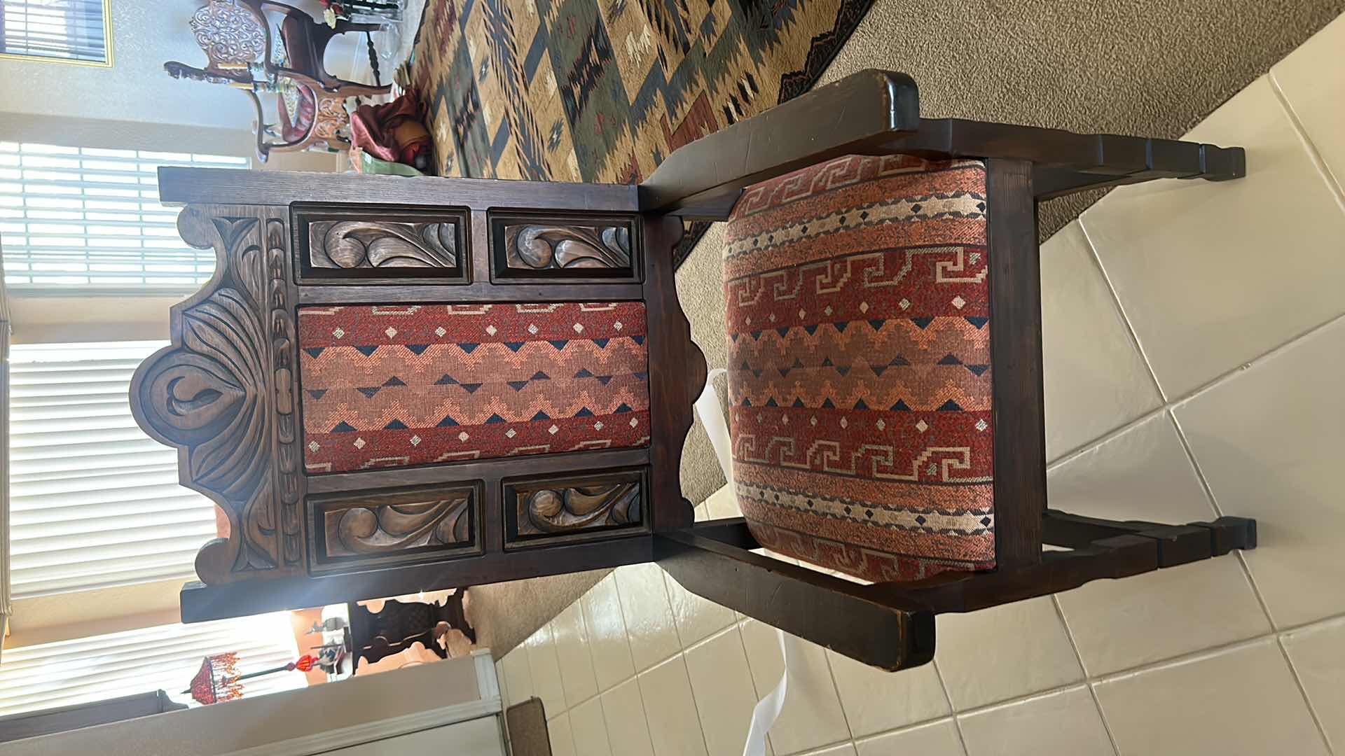 Photo 1 of CUSTOM DINING ROOM TABLE 7’ x 3’ x 29 1/2” PLUS TWO MORE CHAIRS NOT PICTURED