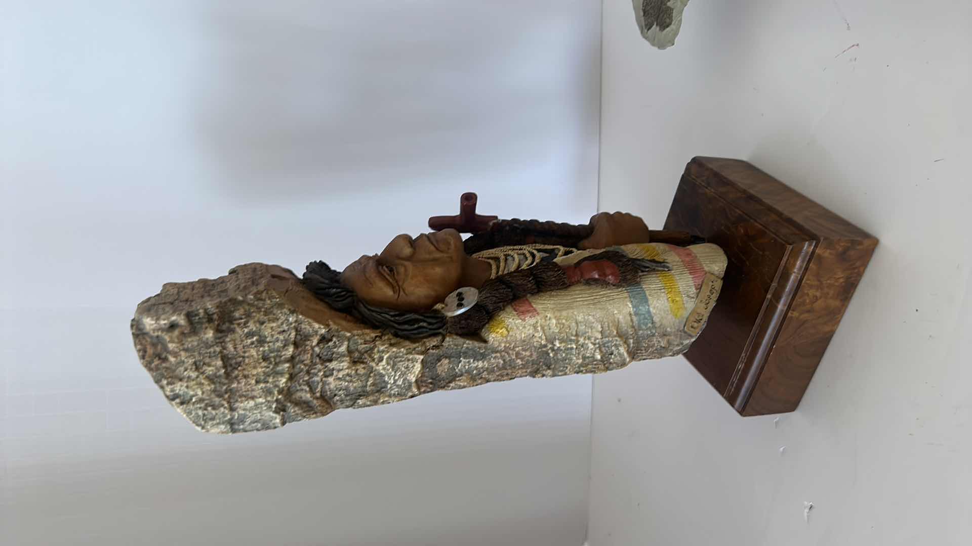 Photo 4 of INDIAN DECOR ( STATUE H 12”) TOMAHAWK 9” x 17”