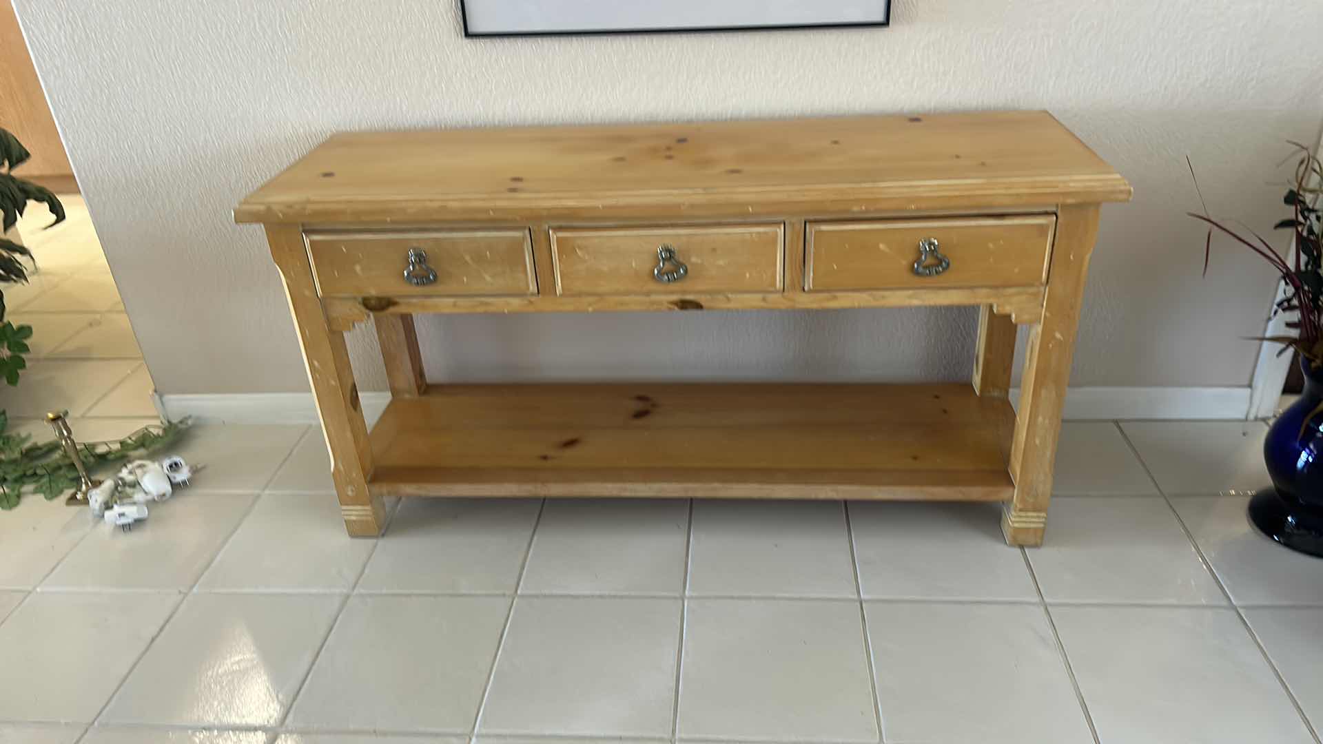 Photo 1 of KNOTTY PINE SIDEBOARD 58 1/2” x 17 1/2” x 29”