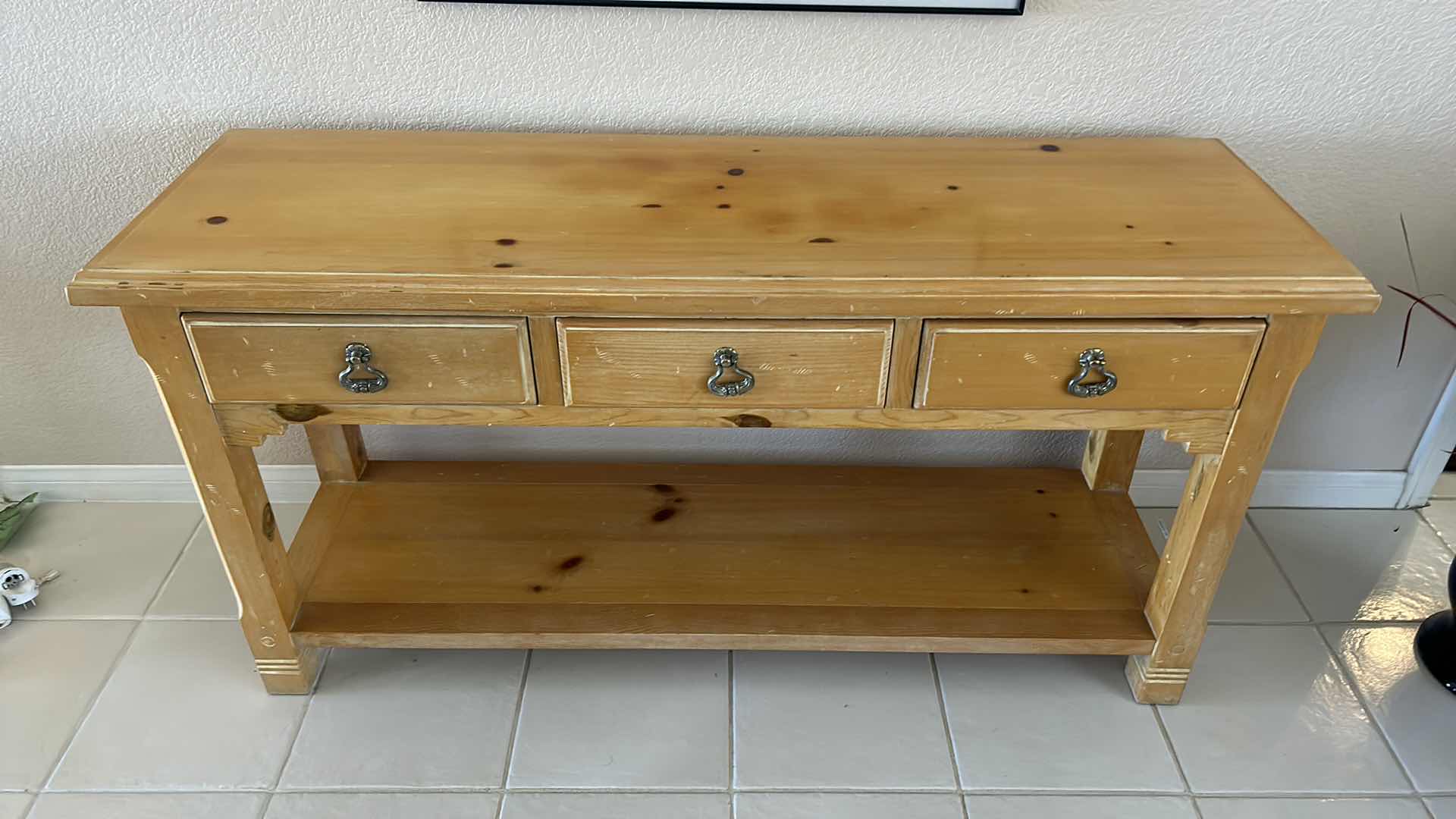Photo 1 of KNOTTY PINE SIDEBOARD 58 1/2” x 17 1/2” x 29”
