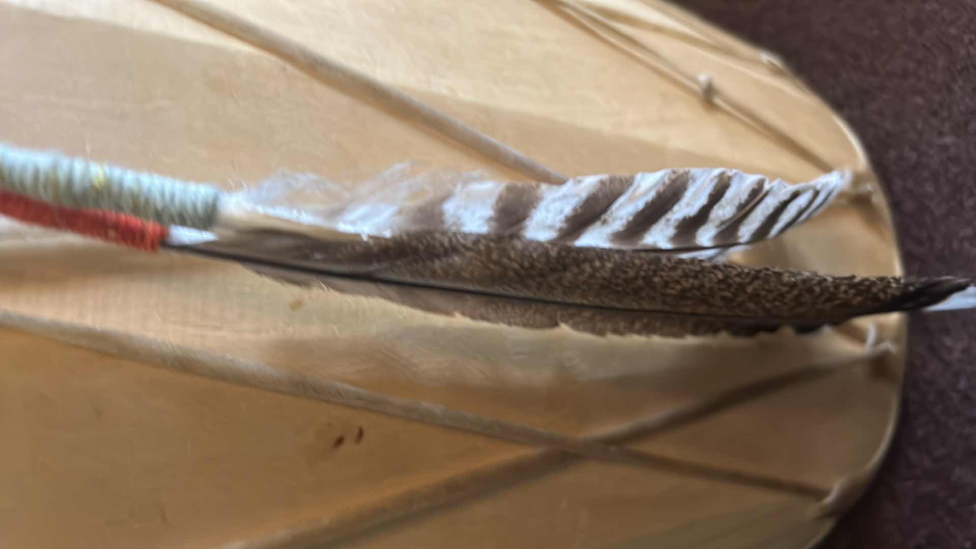 Photo 1 of CEREMONIAL DRUM H 19 3/4”