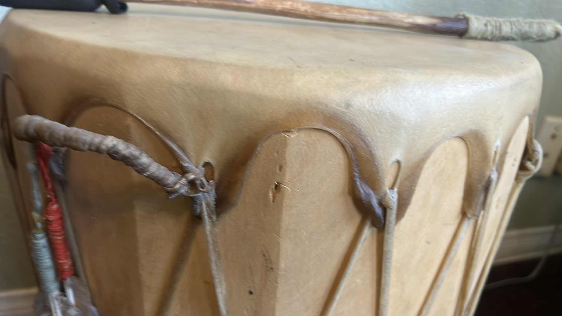 Photo 1 of CEREMONIAL DRUM H 19 3/4”