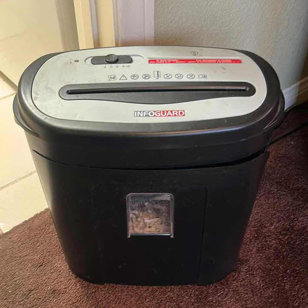 Photo 1 of INFOGUARD PAPER SHREDDER