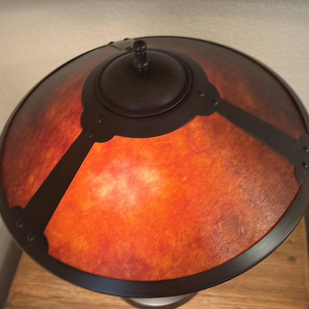 Photo 1 of METAL TABLE LAMP H19”