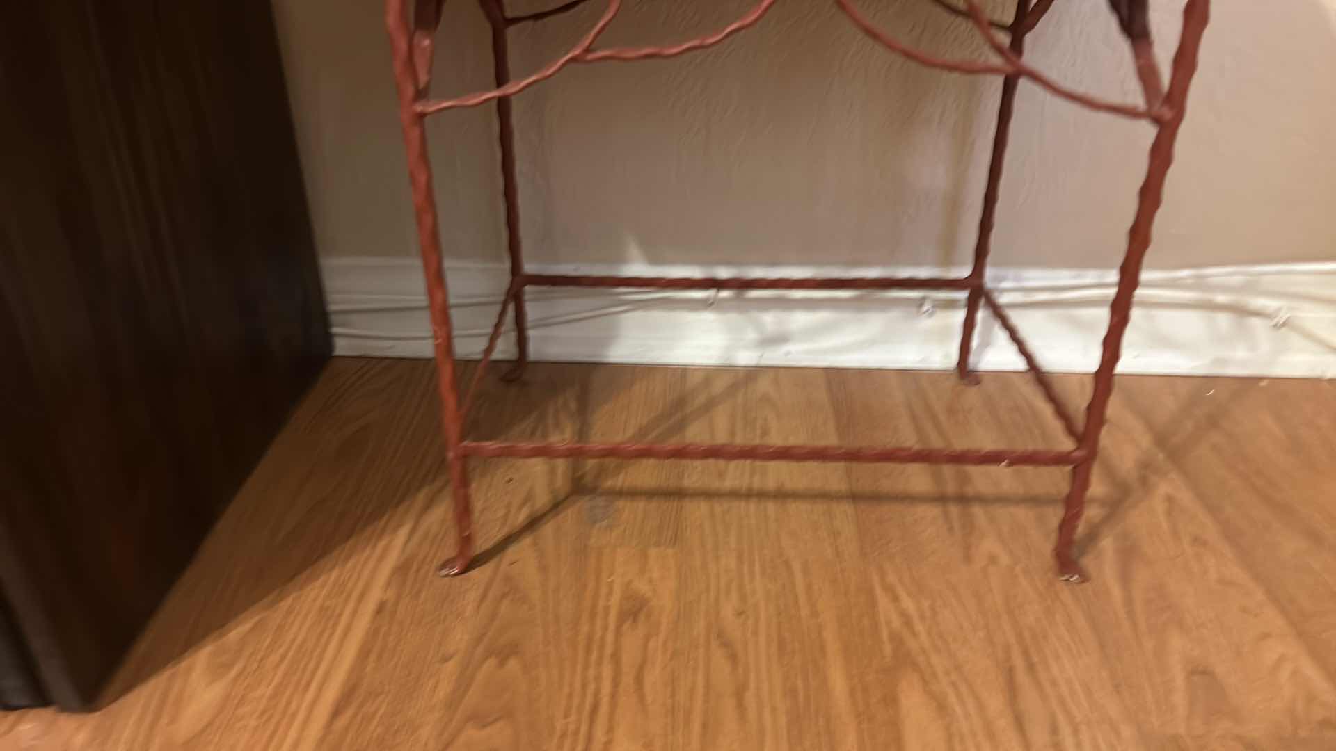 Photo 1 of HAND CRAFTED ACCENT TABLE 23 inches times 14 1/2 inches times 19 inches