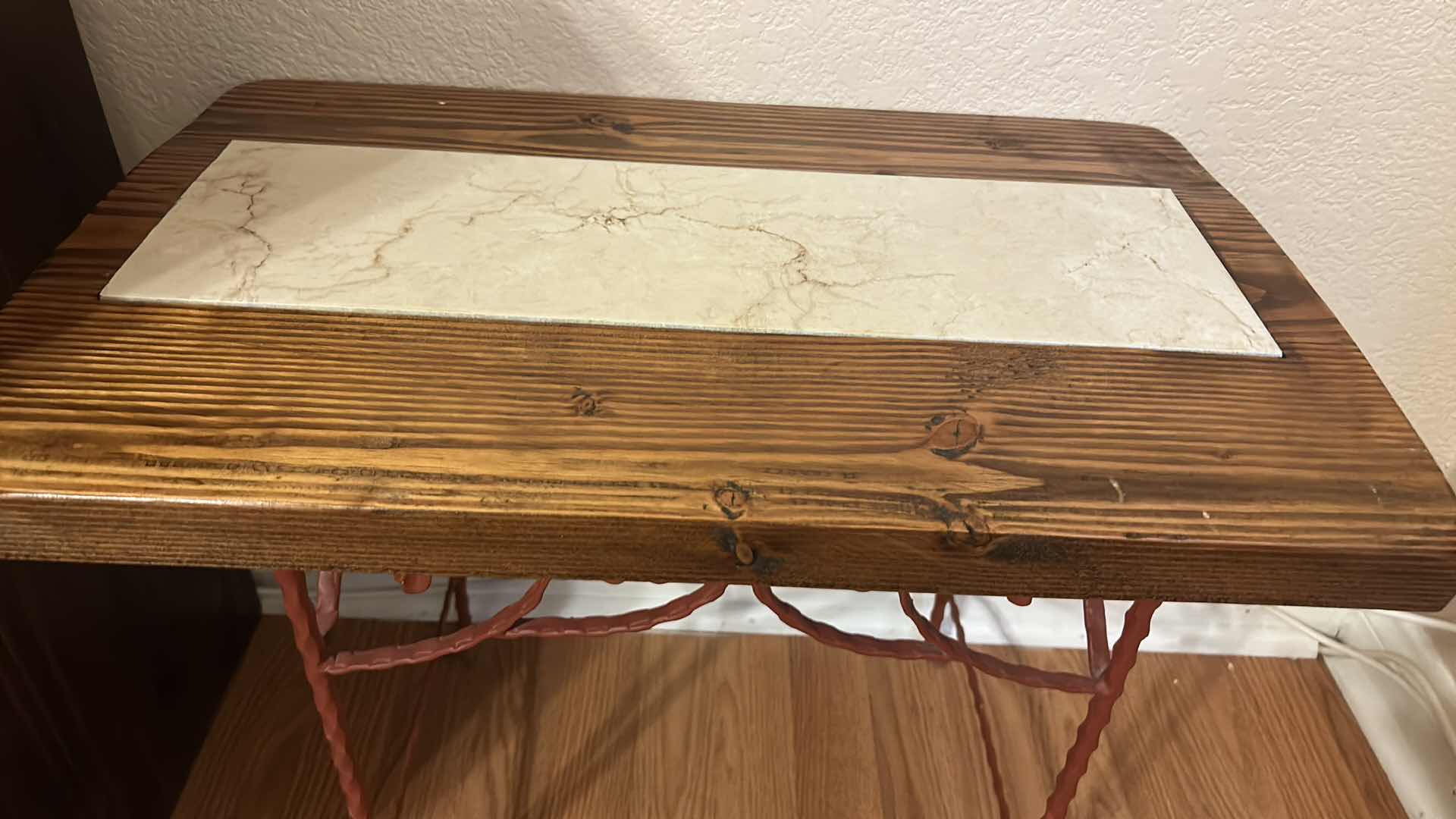 Photo 1 of HAND CRAFTED ACCENT TABLE 23 inches times 14 1/2 inches times 19 inches