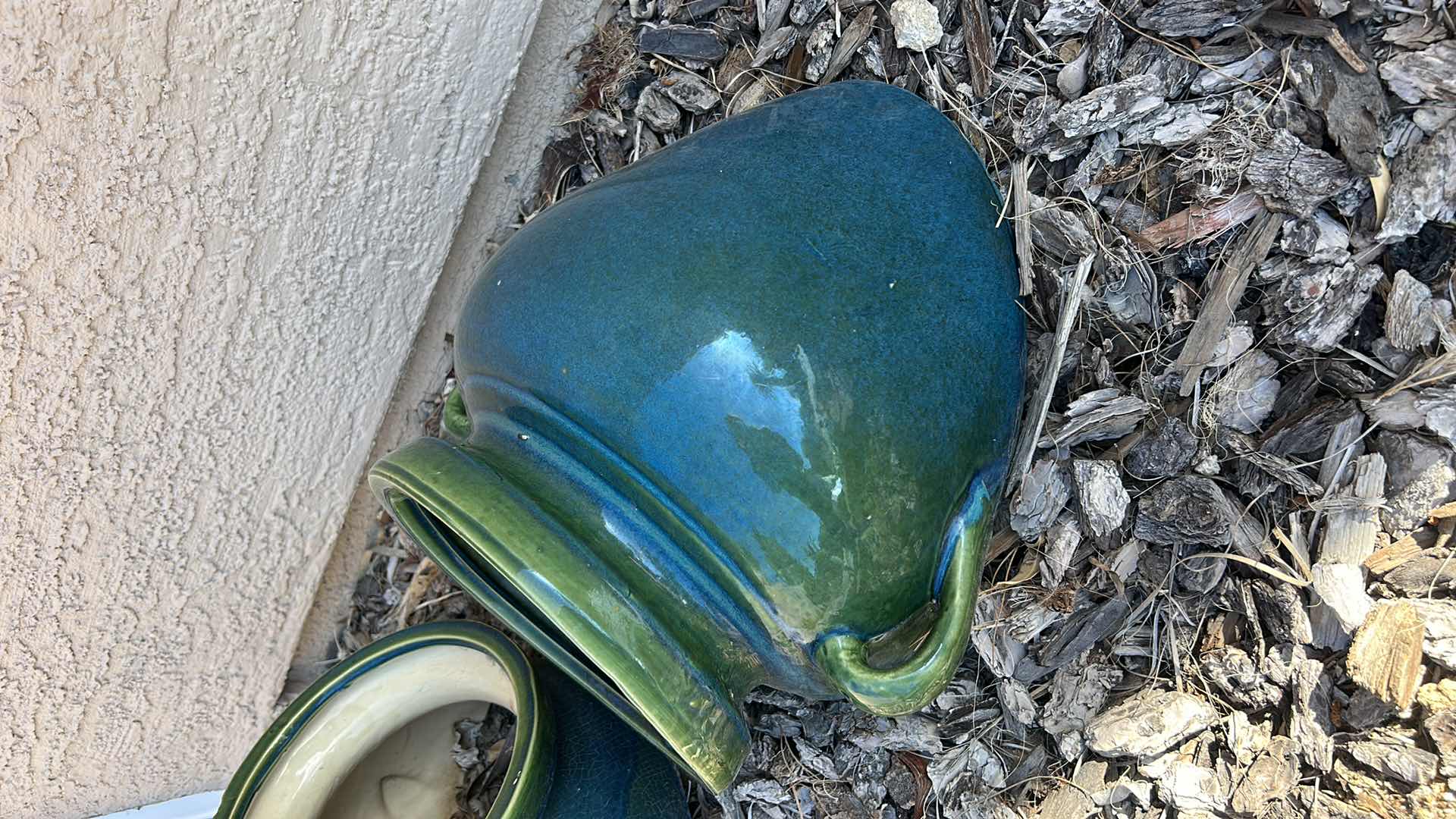 Photo 1 of 2 OUTDOOR GLAZED POTTERY 16” x 12”