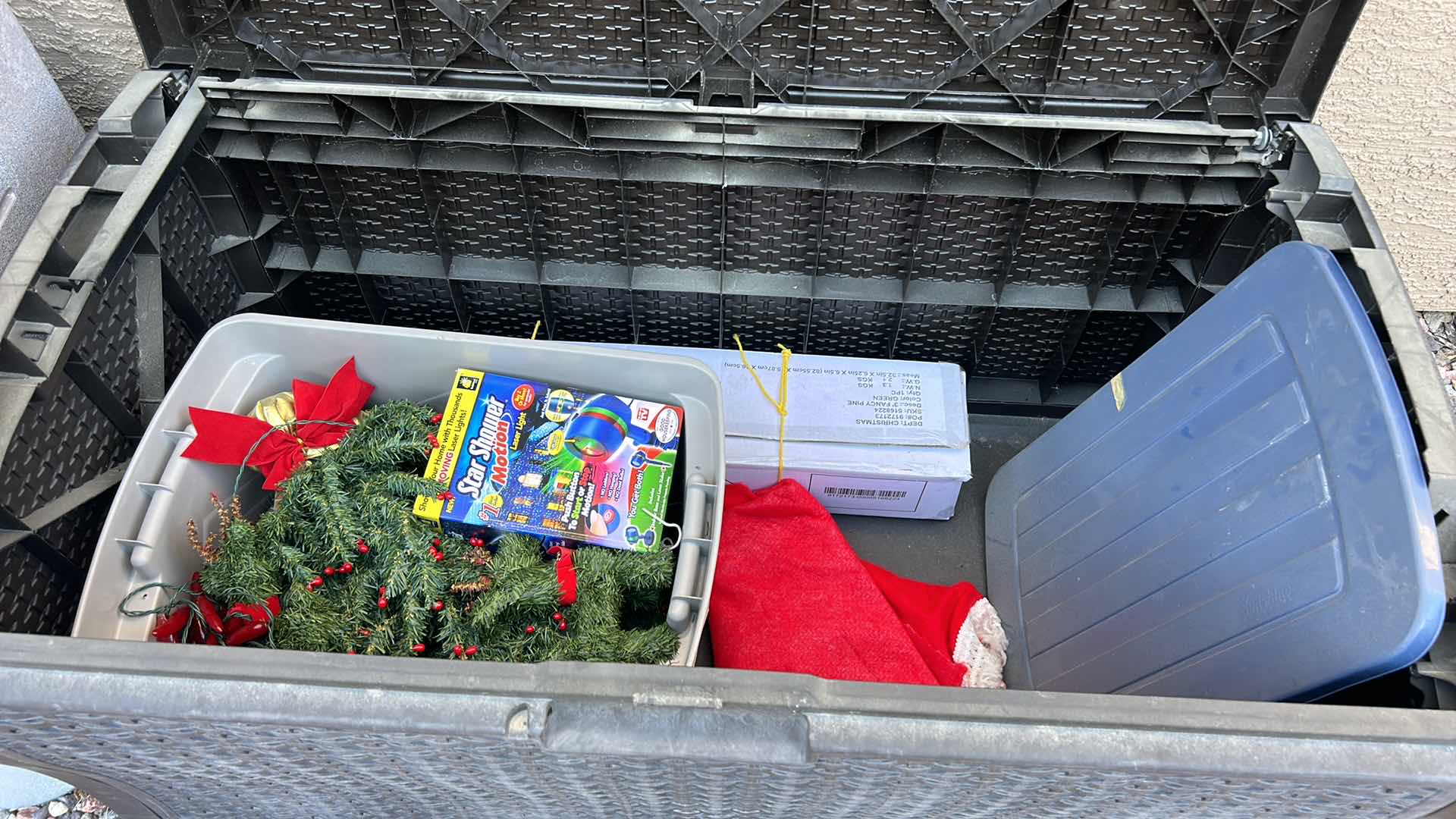 Photo 1 of LARGE OUTDOOR STORAGE WITH CHRISTMAS 51 1/2” x 28 1/2” x 25”