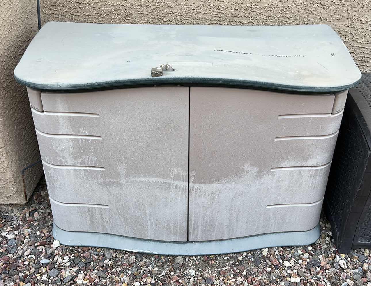 Photo 1 of LARGE OUTDOOR STORAGE WITH TOOLS 54 1/2“ x 28“ x 35“