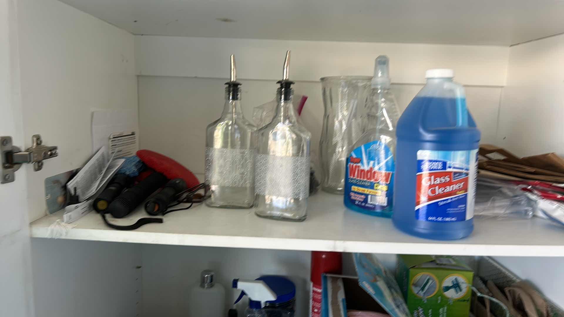 Photo 2 of CONTENTS OF CABINET- CLEANING SUPPLIES