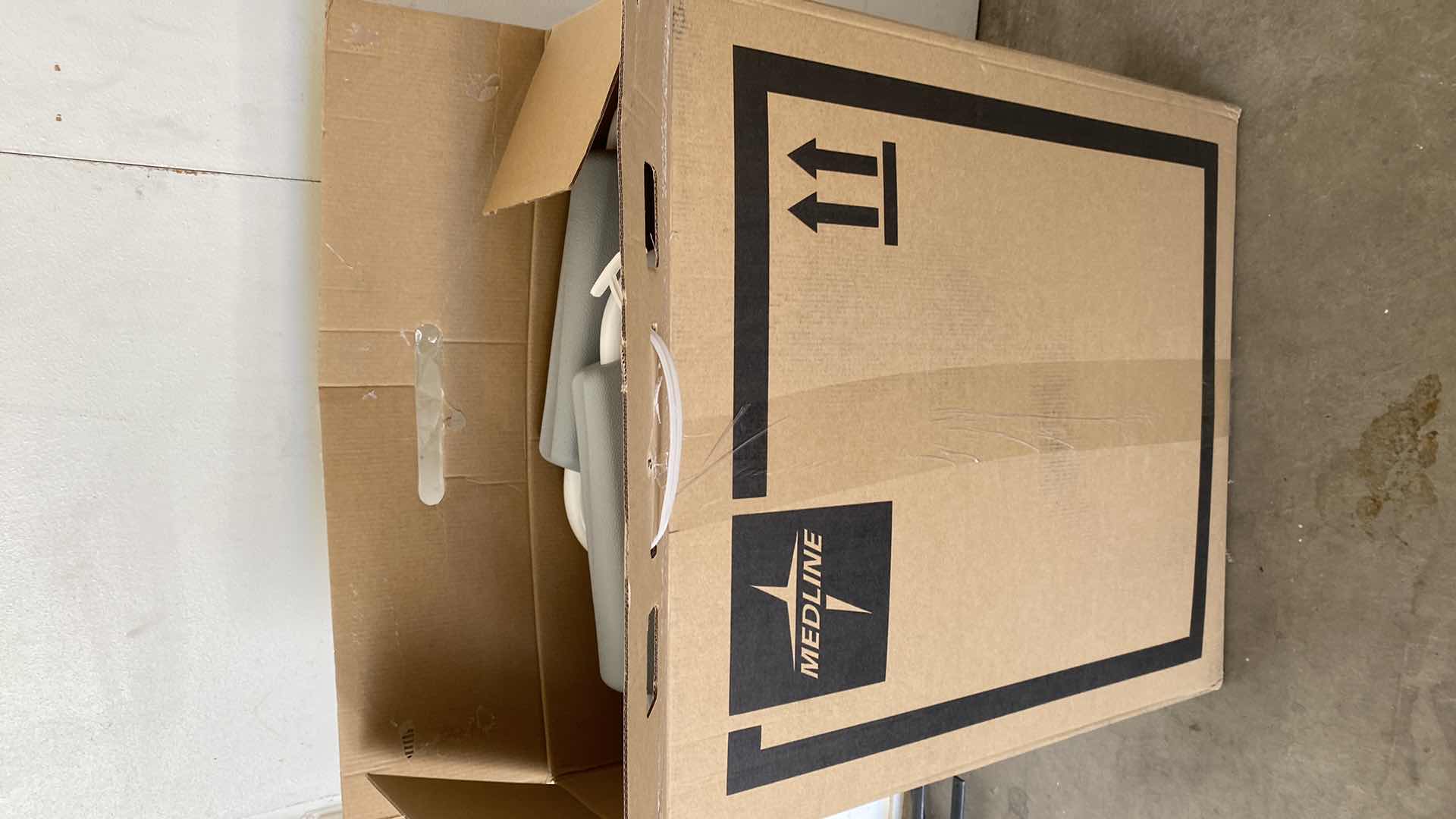 Photo 1 of HOME HEALTH AID FOLDING STERL COMMODE NEW IN BOX