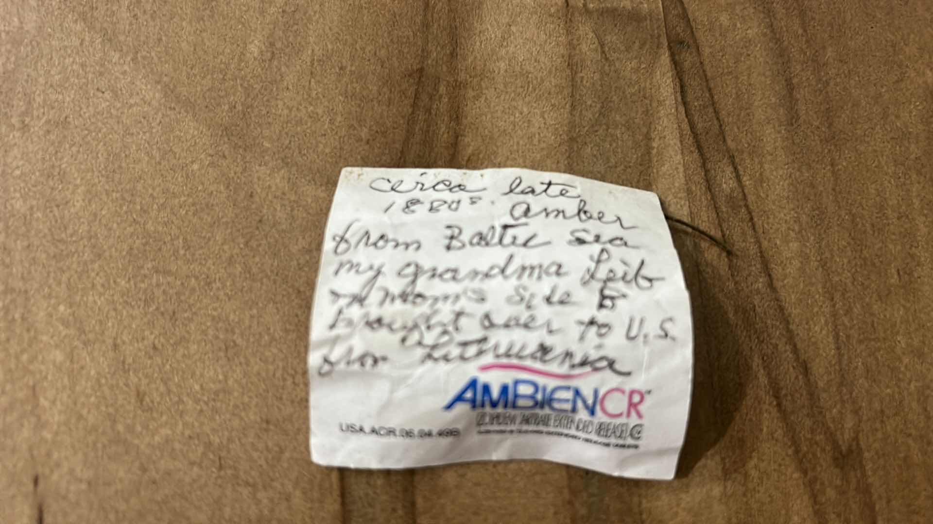 Photo 1 of CIRCA 1880 AMBER BEADS FROM BALTIC SEA