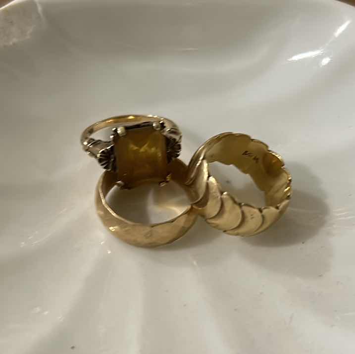 Photo 1 of 3 RINGS - 2 14K, 1 10K