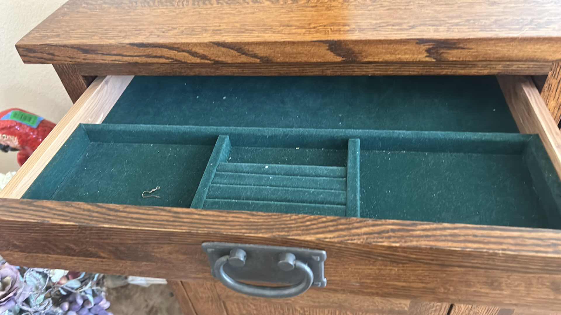 Photo 4 of  MICHAEL’S FURNITURE CRAFTSMAN CEDAR-LINED OAK DOVE TAILED OAK DRESSER AND MIRROR 76.5” x 19” x H44”