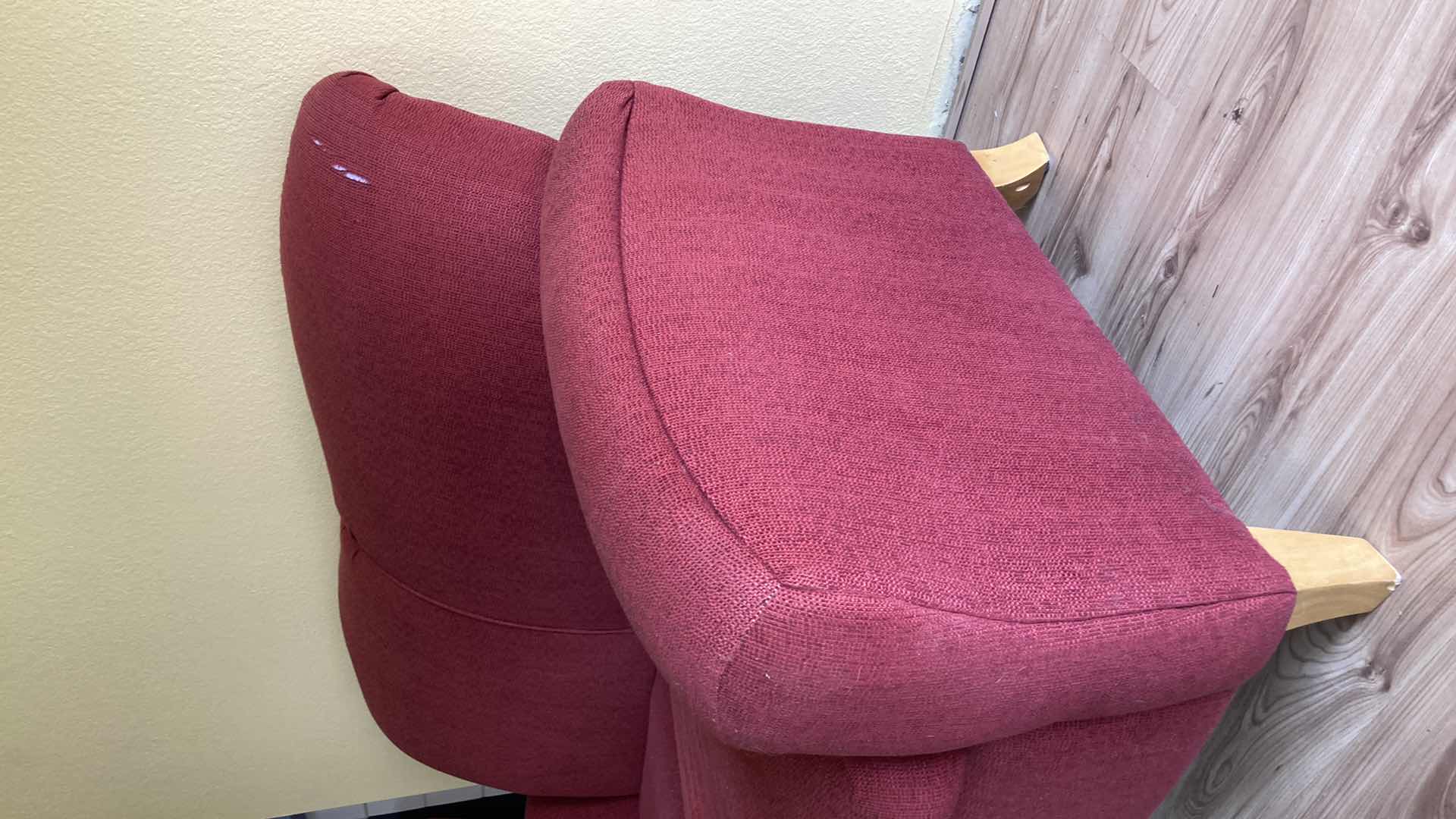 Photo 1 of ENGLAND CORSAIR POLYESTER FIBER LOVE SEAT 65” X 41” H39”