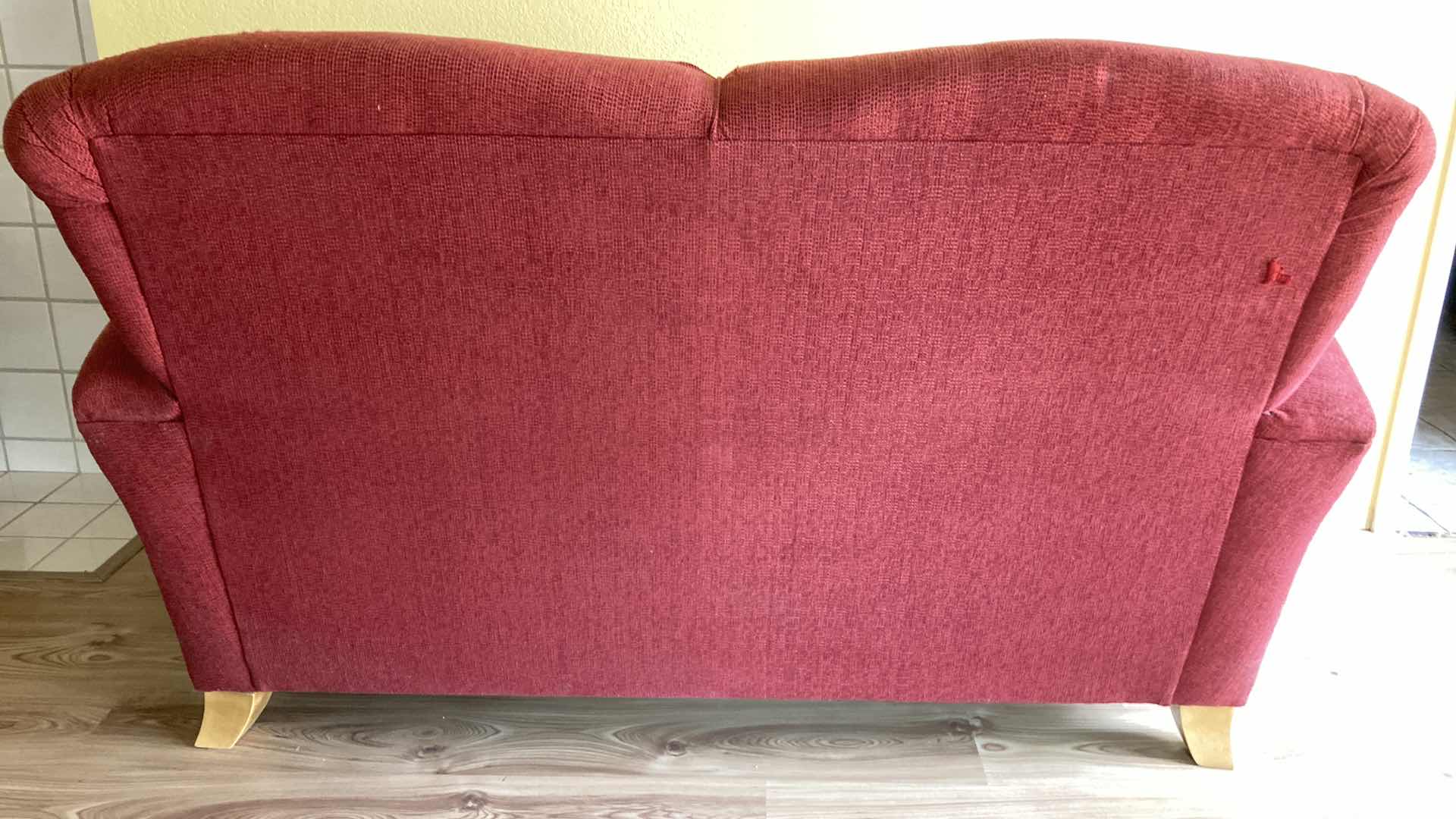 Photo 1 of ENGLAND CORSAIR POLYESTER FIBER LOVE SEAT 65” X 41” H39”