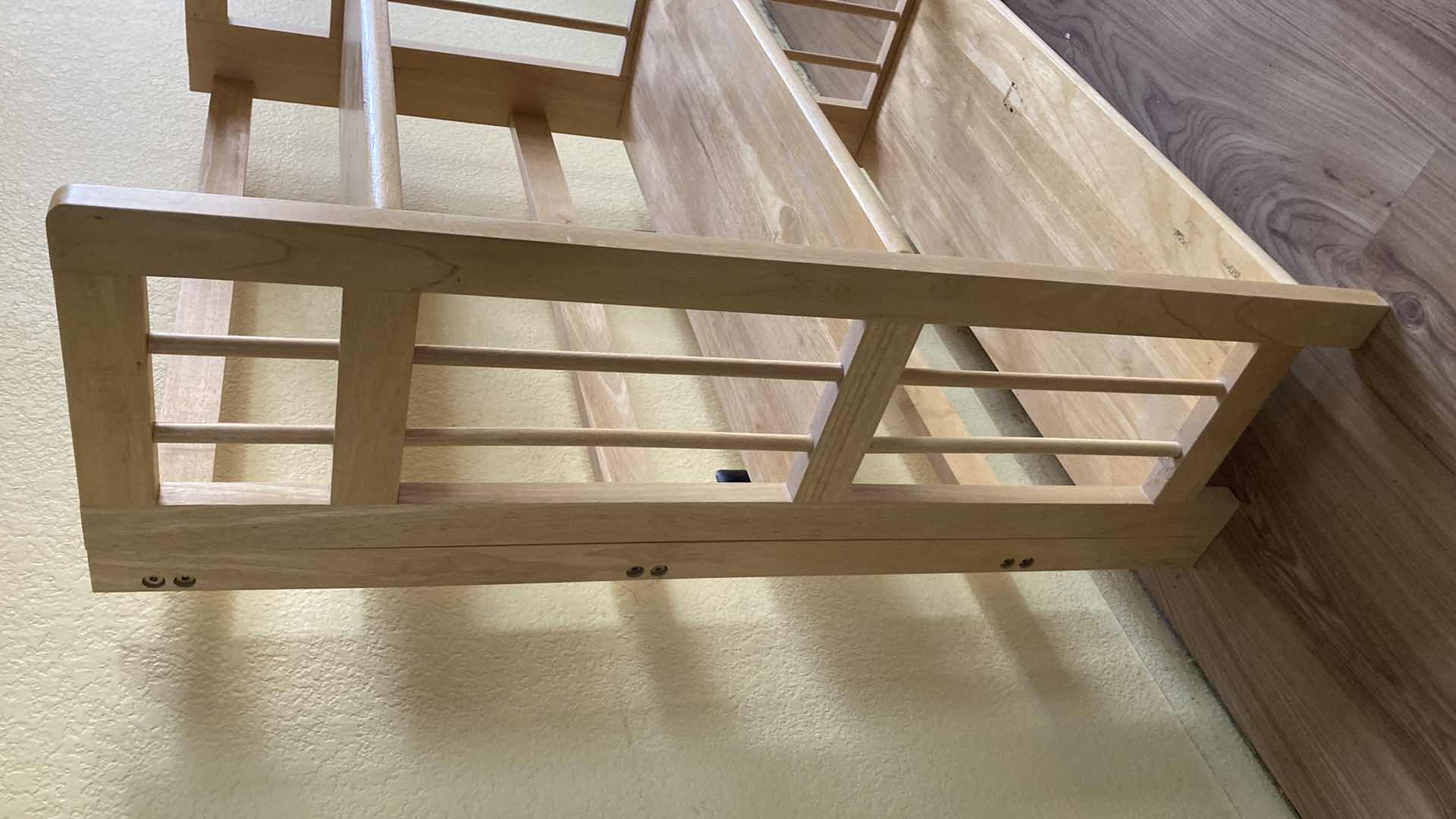 Photo 1 of FOLDING NATURAL WOOD SHELF 27.5” X 11.5” H34”